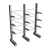 4267mm Height 2 Bays Double Side Galvanised Cantilever Racking