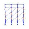 4840mm Height 3 Bays Double Sided Heavy Duty Cantilever Racking System