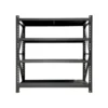 BS2060 2m x 1.5m x 0.6m 1200kg Metal Heavy Duty Garage Shelving(Black)