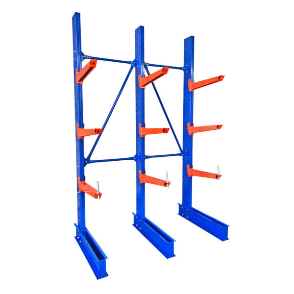 Cantilever Racking Light Duty 3000mm 2 Bays Double Base System 600mm Arm 900cc Bracing