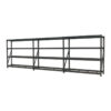 3 Bay 1820mm x 1953mm x 610mm 900Kg Long Span Shelving [Black]