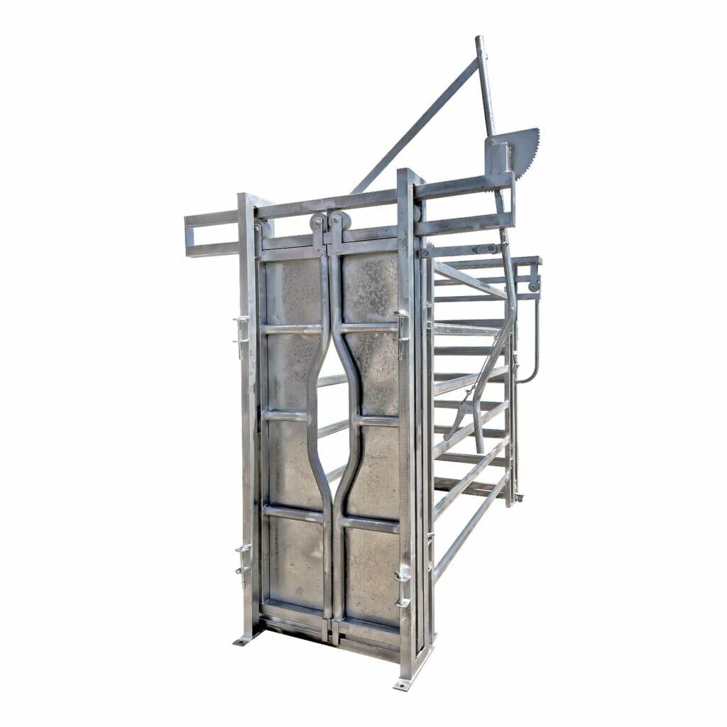 Buy Short Cattle Crush Manual Headbail | Gold Coast Racking