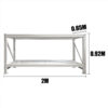 2M x 0.65M 800KG Steel Work Bench