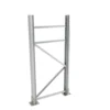 Heavy Duty Pallet Racking Upright Frame