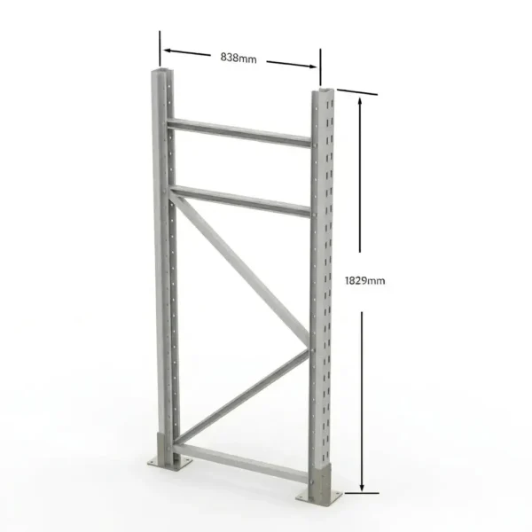 Heavy Duty Pallet Racking Upright Frame