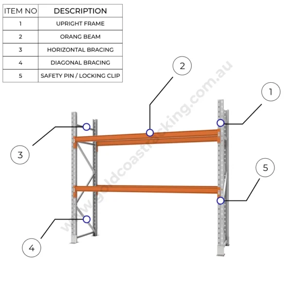 3048 Height Pallet Racking System