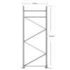3048mm Upright Frame 1219