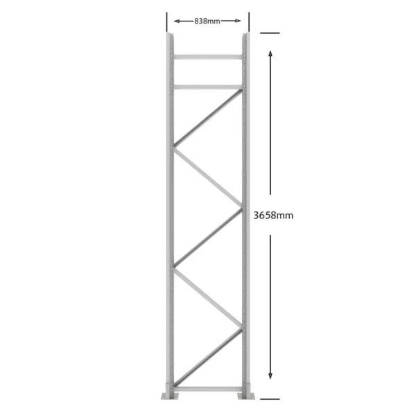 3658mm Upright Frame 838