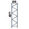 4877mm (H) x 1219mm (W) Heavy Duty Pallet Racking Upright Frame