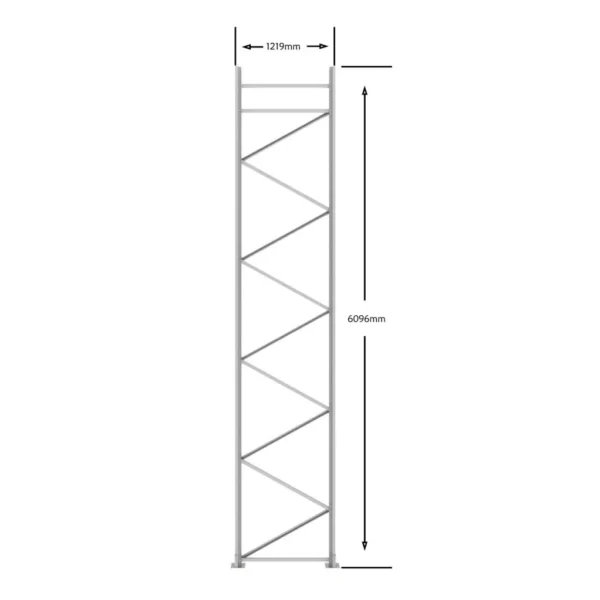 6096mm Upright Frame 1219
