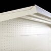 1.5m x 1.2m Single Sided Gondola Shelving For Retail Display (Cream White)