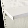 1.5m x 1.2m Single Sided Gondola Shelving For Retail Display (Cream White)