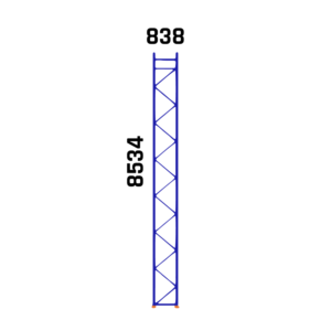 8534mm Upright Frame 838