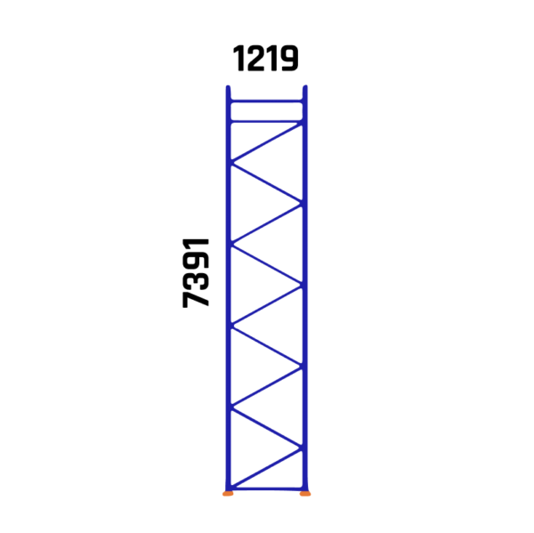 7391mm Upright Frame 1219