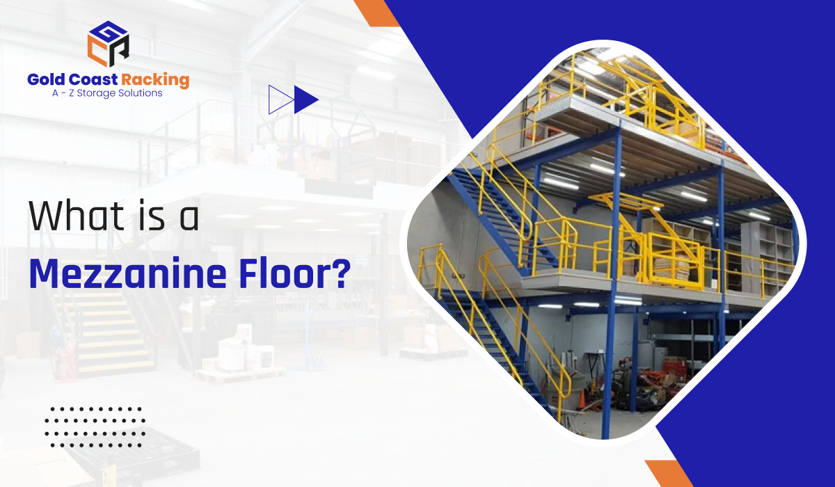 What is a mezzanine floor?
