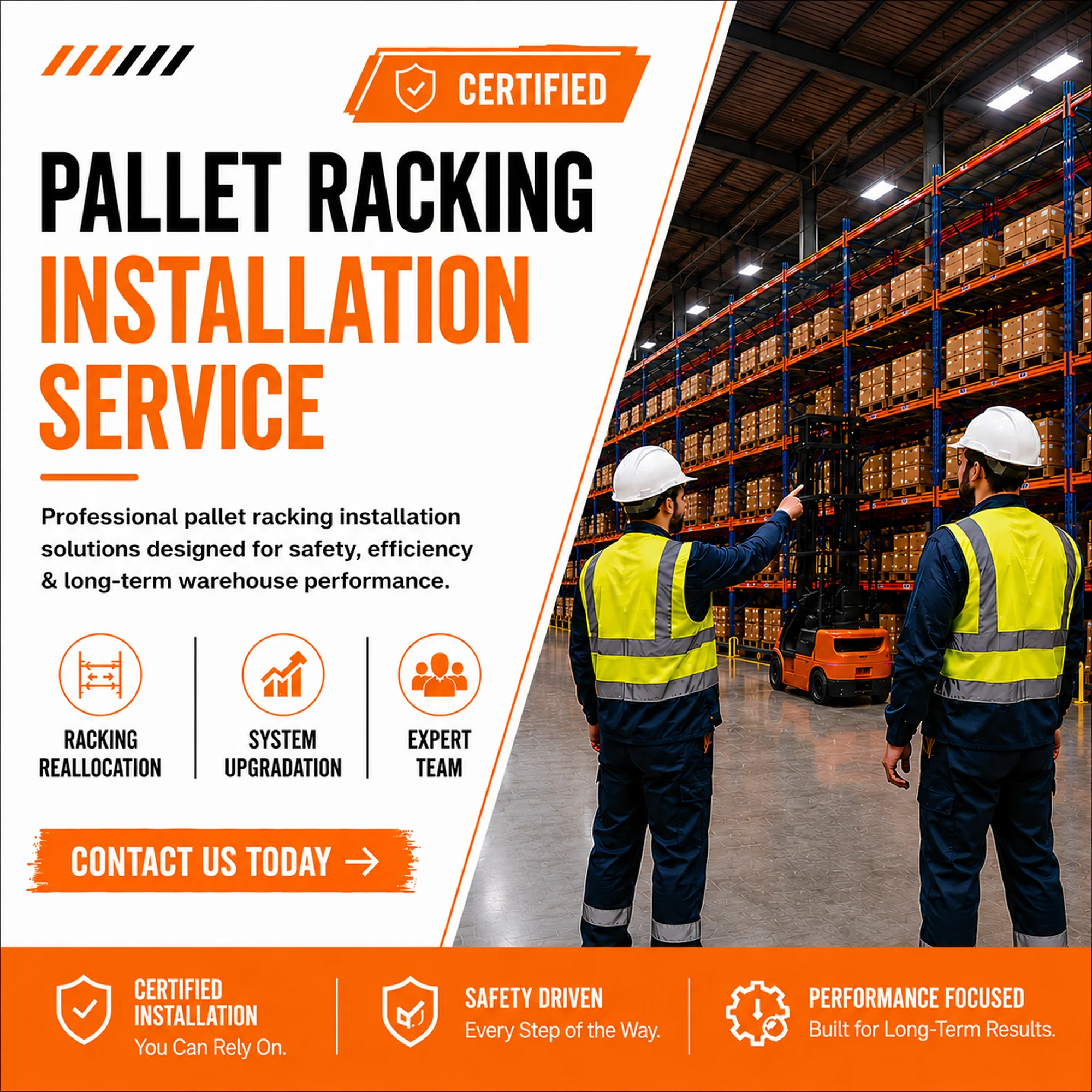 pallet racking installation