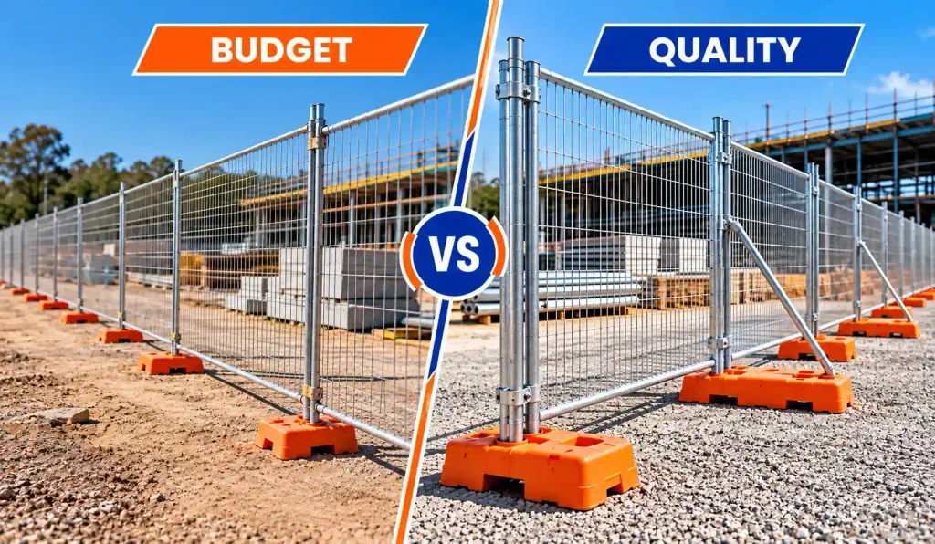 Budget vs Quality Construction Fencing